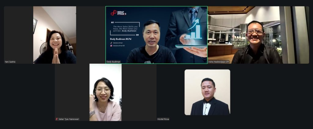 Pengurus Pusat KOMISI bersama Harry Hardianto Plt Ketua KOMISI Lampung dalam Zoom Meeting koordinasi penguatan sinergi KOMISI Pusat dan daerah pada 29 April 2026.